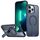 Per iPhone 13 Pro Max / 12 Pro Max Custodia per telefono con supporto MagSafe a nido d'ape (blu) Per iPhone 13 Pro Max / 12 Pro Max Custodia per telefono con supporto MagSafe a nido d'ape (blu)
