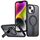 Per iPhone 14/13 Custodia per telefono con supporto MagSafe a nido d'ape (nero) Per iPhone 14/13 Custodia per telefono con supporto MagSafe a nido d'ape (nero)