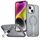 Per iPhone 14/13 Custodia per telefono con supporto MagSafe a nido d'ape (grigio titanio) Per iPhone 14/13 Custodia per telefono con supporto MagSafe a nido d'ape (grigio titanio)
