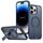 Per iPhone 14 Pro Max Custodia per telefono con supporto MagSafe a nido d'ape (blu) Per iPhone 14 Pro Max Custodia per telefono con supporto MagSafe a nido d'ape (blu)