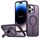 Per iPhone 14 Pro Max Custodia per telefono con supporto MagSafe a nido d'ape (viola) Per iPhone 14 Pro Max Custodia per telefono con supporto MagSafe a nido d'ape (viola)
