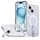 Per iPhone 15 Custodia per telefono con supporto MagSafe a nido d'ape (trasparente satinato) Per iPhone 15 Custodia per telefono con supporto MagSafe a nido d'ape (trasparente satinato)