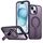 Per iPhone 15 Custodia per telefono con supporto MagSafe a nido d'ape (viola) Per iPhone 15 Custodia per telefono con supporto MagSafe a nido d'ape (viola)
