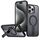 Per iPhone 15 Pro Max Custodia per telefono con supporto MagSafe a nido d'ape (nero) Per iPhone 15 Pro Max Custodia per telefono con supporto MagSafe a nido d'ape (nero)