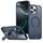 Per iPhone 16 Pro Max Custodia per telefono con supporto MagSafe a nido d'ape (blu) Per iPhone 16 Pro Max Custodia per telefono con supporto MagSafe a nido d'ape (blu)