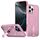 Per iPhone 16 Pro Max Custodia per telefono con supporto MagSafe a nido d'ape (rosa) Per iPhone 16 Pro Max Custodia per telefono con supporto MagSafe a nido d'ape (rosa)
