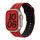 Per Apple Watch 46mm / 49mm / 45mm / 44mm Cinturino in silicone con fibbia inversa a tre colori (rosso nero) Per Apple Watch 46mm / 49mm / 45mm / 44mm Cinturino in silicone con fibbia inversa a tre colori (rosso nero)