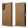 Per Samsung Galaxy S21 FE 5G Forwenw F6 Series Custodia in pelle RFID per telefono (marrone) Per Samsung Galaxy S21 FE 5G Forwenw F6 Series Custodia in pelle RFID per telefono (marrone)
