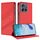 Per Motorola Edge 50 Neo Custodia per telefono in pelle retrò multifunzionale con portafoglio in rilievo (rosso) Per Motorola Edge 50 Neo Custodia per telefono in pelle retrò multifunzionale con portafoglio in rilievo (rosso)