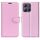 Custodia a libro orizzontale in pelle con supporto per Motorola Moto G Power 2025 con texture Litchi (rosa) Custodia a libro orizzontale in pelle con supporto per Motorola Moto G Power 2025 con texture Litchi (rosa)