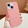 Per iPhone 14 Plus Custodia per telefono in TPU MagSafe a strisce (rosa)