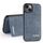 Per iPhone 14 Forwenw F8 Series 2 in 1 Custodia per telefono in pelle con slot per schede magnetiche (blu) Per iPhone 14 Forwenw F8 Series 2 in 1 Custodia per telefono in pelle con slot per schede magnetiche (blu)