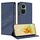 Per OPPO Reno10 5G Custodia per telefono in pelle retrò con portafoglio multifunzionale in rilievo (blu scuro) Per OPPO Reno10 5G Custodia per telefono in pelle retrò con portafoglio multifunzionale in rilievo (blu scuro)