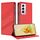 Per OPPO Reno12 5G Custodia per telefono in pelle retrò con portafoglio multifunzionale in rilievo (rosso) Per OPPO Reno12 5G Custodia per telefono in pelle retrò con portafoglio multifunzionale in rilievo (rosso)