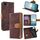Per iPhone 16e Custodia per telefono con blocco RFID in pelle con cuciture colorate (marrone) Per iPhone 16e Custodia per telefono con blocco RFID in pelle con cuciture colorate (marrone)