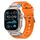 Per Apple Watch 42mm / 41mm / 40mm / 38mm Cinturino per orologio in TPU con connettore in acciaio inossidabile (arancione + titanio) Per Apple Watch 42mm / 41mm / 40mm / 38mm Cinturino per orologio in TPU con connettore in acciaio inossidabile (arancione + titanio)