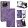 Per Tecno Pova 6 Neo 5G RFID Anti-furto Spazzola Magnetico Custodia in Pelle per Telefono (Viola) Per Tecno Pova 6 Neo 5G RFID Anti-furto Spazzola Magnetico Custodia in Pelle per Telefono (Viola)