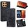 Per Motorola Moto G15 / G15 Power Custodia per telefono in pelle magnetica con spazzola antifurto RFID (nero) Per Motorola Moto G15 / G15 Power Custodia per telefono in pelle magnetica con spazzola antifurto RFID (nero)