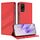 Per TCL 40 NxtPaper 5G Custodia per telefono in pelle retrò multifunzionale in rilievo (rosso) Per TCL 40 NxtPaper 5G Custodia per telefono in pelle retrò multifunzionale in rilievo (rosso)
