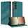 Per Sony Xperia 1 V 2023 Custodia per telefono in pelle retrò con portafoglio multifunzionale in rilievo (verde scuro) Per Sony Xperia 1 V 2023 Custodia per telefono in pelle retrò con portafoglio multifunzionale in rilievo (verde scuro)