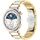 Cinturino per orologio in metallo bianco in ceramica con fibbia a farfalla in lega di zinco da 18 mm (oro + bianco) Cinturino per orologio in metallo bianco in ceramica con fibbia a farfalla in lega di zinco da 18 mm (oro + bianco)