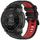 Per Garmin Instinct 3 AMOLED / Solar 45mm Cinturino sportivo in silicone bicolore (nero + rosso) Per Garmin Instinct 3 AMOLED / Solar 45mm Cinturino sportivo in silicone bicolore (nero + rosso)