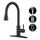 Rubinetto da cucina estraibile a 3 modalità, miscelatore acqua calda/fredda con base (nero) Rubinetto da cucina estraibile a 3 modalità, miscelatore acqua calda/fredda con base (nero)