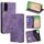 Per Samsung Galaxy A56 5G RFID Antifurto Spazzola Magnetico Custodia in Pelle per Telefono (Viola) Per Samsung Galaxy A56 5G RFID Antifurto Spazzola Magnetico Custodia in Pelle per Telefono (Viola)