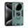 Per Xiaomi 15 Ultra Custodia antiurto in metallo con supporto ad anello per telefono (verde) Per Xiaomi 15 Ultra Custodia antiurto in metallo con supporto ad anello per telefono (verde)