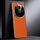 Per vivo X100 Custodia per telefono in vera pelle per PC (arancione)
