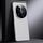 Per vivo X100 Ultra Custodia per telefono in vera pelle per PC (bianca)