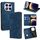 Per Redmi Note 14 Pro 4G RFID Antifurto Spazzola Magnetico Custodia in Pelle per Telefono (Blu) Per Redmi Note 14 Pro 4G RFID Antifurto Spazzola Magnetico Custodia in Pelle per Telefono (Blu)