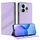 Custodia in pelle retrò con portafoglio multifunzionale in rilievo per Redmi Note 14 5G (viola chiaro) Custodia in pelle retrò con portafoglio multifunzionale in rilievo per Redmi Note 14 5G (viola chiaro)