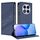 Per Redmi Note 14 Pro 4G Custodia per telefono in pelle retrò con portafoglio multifunzionale in rilievo (blu scuro) Per Redmi Note 14 Pro 4G Custodia per telefono in pelle retrò con portafoglio multifunzionale in rilievo (blu scuro)