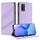 Custodia per telefono in pelle retrò con portafoglio multifunzionale in rilievo per Redmi 9T (viola chiaro) Custodia per telefono in pelle retrò con portafoglio multifunzionale in rilievo per Redmi 9T (viola chiaro)