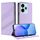 Custodia in pelle retrò con portafoglio multifunzionale in rilievo per Redmi 13 4G (viola chiaro) Custodia in pelle retrò con portafoglio multifunzionale in rilievo per Redmi 13 4G (viola chiaro)