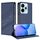 Custodia in pelle retrò con portafoglio multifunzionale in rilievo per Redmi 13 4G (blu scuro) Custodia in pelle retrò con portafoglio multifunzionale in rilievo per Redmi 13 4G (blu scuro)