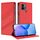 Custodia per telefono in pelle retrò con portafoglio multifunzionale in rilievo per Redmi A1+ (rosso) Custodia per telefono in pelle retrò con portafoglio multifunzionale in rilievo per Redmi A1+ (rosso)