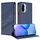 Custodia per telefono in pelle retrò con portafoglio multifunzionale in rilievo per Redmi K40 (blu scuro) Custodia per telefono in pelle retrò con portafoglio multifunzionale in rilievo per Redmi K40 (blu scuro)