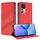 Custodia per telefono in pelle retrò con portafoglio multifunzionale in rilievo per Redmi K50 Ultra (rossa) Custodia per telefono in pelle retrò con portafoglio multifunzionale in rilievo per Redmi K50 Ultra (rossa)