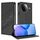 Per Redmi K80 Custodia per telefono in pelle retrò con portafoglio multifunzionale in rilievo (nero) Per Redmi K80 Custodia per telefono in pelle retrò con portafoglio multifunzionale in rilievo (nero)