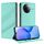 Custodia per telefono in pelle retrò con portafoglio multifunzionale in rilievo per Redmi K80 (verde menta) Custodia per telefono in pelle retrò con portafoglio multifunzionale in rilievo per Redmi K80 (verde menta)