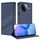 Custodia per telefono in pelle retrò con portafoglio multifunzionale in rilievo per Redmi K80 (blu scuro) Custodia per telefono in pelle retrò con portafoglio multifunzionale in rilievo per Redmi K80 (blu scuro)