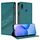 Custodia in pelle retrò con portafoglio multifunzionale in rilievo per Redmi Note 7 Pro (verde scuro) Custodia in pelle retrò con portafoglio multifunzionale in rilievo per Redmi Note 7 Pro (verde scuro)
