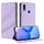 Per Redmi Note 7 Pro Custodia per telefono in pelle retrò con portafoglio multifunzionale in rilievo (viola chiaro) Per Redmi Note 7 Pro Custodia per telefono in pelle retrò con portafoglio multifunzionale in rilievo (viola chiaro)