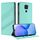 Per Redmi Note 9 Custodia per telefono in pelle retrò con portafoglio multifunzionale in rilievo (verde menta) Per Redmi Note 9 Custodia per telefono in pelle retrò con portafoglio multifunzionale in rilievo (verde menta)