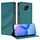 Custodia in pelle retrò con portafoglio multifunzionale in rilievo per Redmi Note 9T (verde scuro) Custodia in pelle retrò con portafoglio multifunzionale in rilievo per Redmi Note 9T (verde scuro)