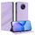 Custodia per telefono in pelle retrò con portafoglio multifunzionale in rilievo per Redmi Note 9T (viola chiaro) Custodia per telefono in pelle retrò con portafoglio multifunzionale in rilievo per Redmi Note 9T (viola chiaro)