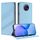 Custodia in pelle retrò con portafoglio multifunzionale in rilievo per Redmi Note 9T (blu chiaro) Custodia in pelle retrò con portafoglio multifunzionale in rilievo per Redmi Note 9T (blu chiaro)