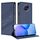 Custodia in pelle retrò con portafoglio multifunzionale in rilievo per Redmi Note 9T (blu scuro) Custodia in pelle retrò con portafoglio multifunzionale in rilievo per Redmi Note 9T (blu scuro)
